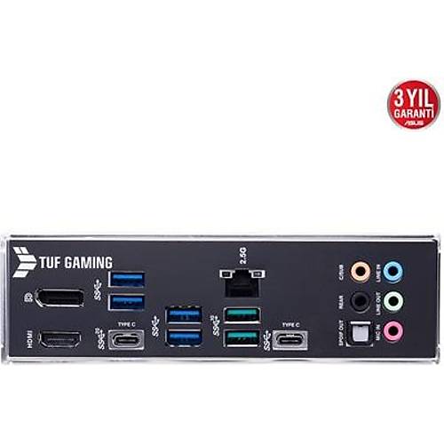 Asus TUF GAMING Z690-PLUS D4 Lga-1700 Z690 DDR4 5000(OC) M2 2.5GB Lan mATX Intel Anakart