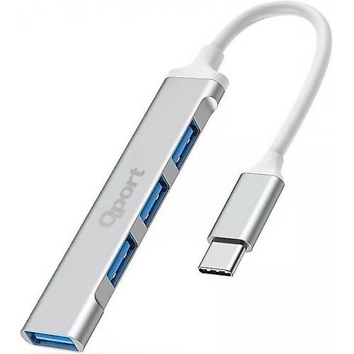 Qport Q-TUC05 USB Type C to 4 Port USB 3.0 Usb oklayc