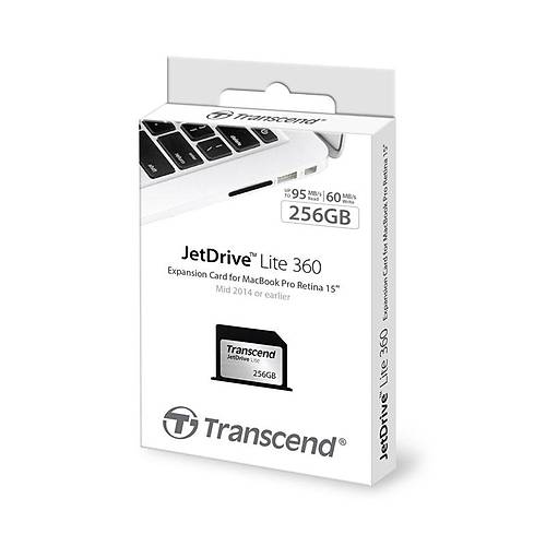 Transcend TS256GJDL360 256 GB Jetdrıve Lıte 360 95/55Mb/s Genişleme Kartı