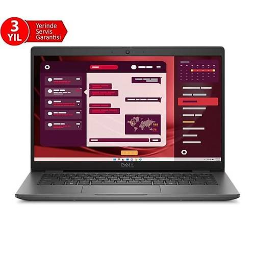 Dell XCTO345015-VP Latitude 3450 Ultra 7 155U 1.4GHz 16GB 512GB SSD 14 Ubuntu Notebook Bilgisayar