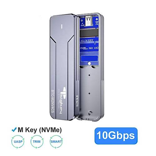 Bigboy BTC-M2NV4CS USB 3.2 Gen2.2 Type C to PCIe 4.0 NVMe M.2 22x80 SSD Harddisk Kutusu