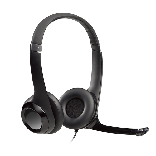 Logitech 981-000406 H390 Kafa Bantl Kablolu Siyah Mikrofonlu Kulaklk