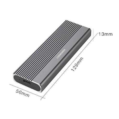 Codegen CDG-SSD-40BC Usb Type C to PCIE NVME M.2 10Gbps Al�minyum Disk Kutusu