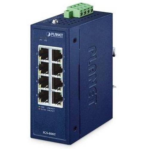 Planet PL-IGS-800T 8 Port Gigabit Compact Indutriel Ethernet Switch
