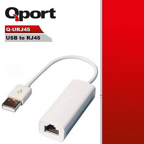 Qport Q-URJ45 USB 2.0 to RJ45 10/100Mbps Usb Ethernet Adapt�r�