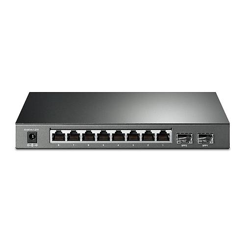 Tp-Link TL-SG2210P JetStream 8 Port Gigabit PoE+ 2 Port SFP 58W PoE Switch
