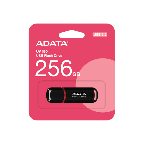 Adata UV150-256GB 256 GB USB 3.2 GEn1 Siyah Usb Flash Bellek