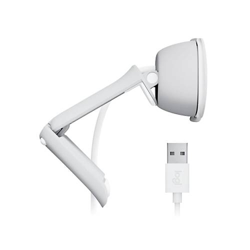 Logitech 960-001617 V-U0072 Brio 100 Full HD 1080p Gizlilik Kapakl Mikrofonlu Beyaz Web Kameras
