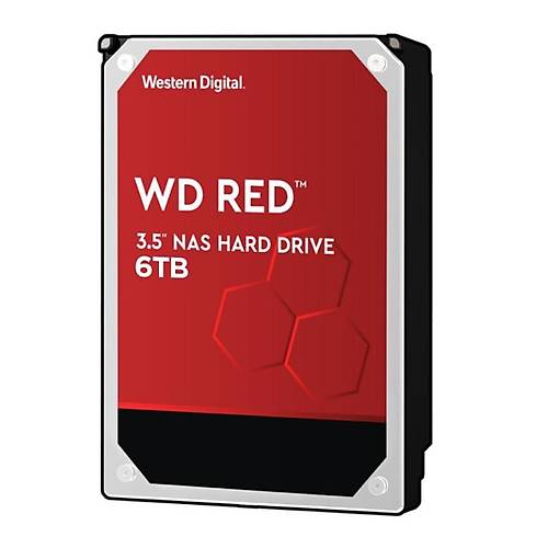 Western Digital WD60EFAX 6 TB 5400Rpm 64MB Sata3 Red Nas Harddisk