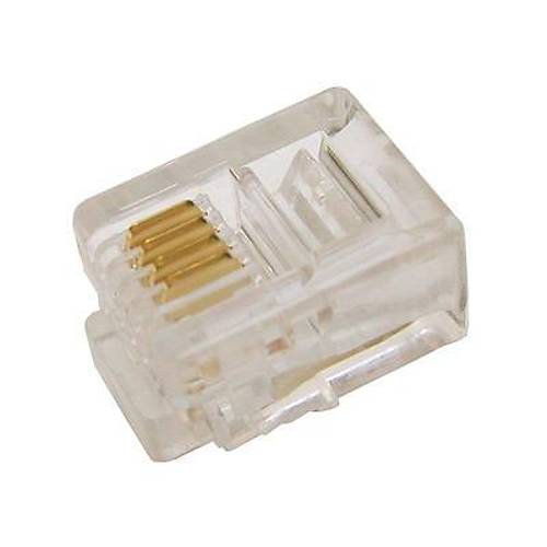 Digitus A-MO 6/4 SF RJ12 6P4C Zrhsz 0.6µ Konnektr (100 l Paket)