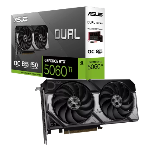 Asus DUAL-RTX5060TI-8G 8 GB GDDR7 GeForce RTX 5060 Ti 128Bit NVIDIA Ekran Kart�