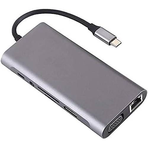 Codegen CDG-CNV49 USB Type C to VGA HDMI 4 Port USB 3.0 RJ45 Dock Station