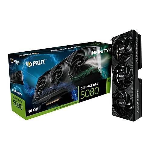 Palit NE75080019T2-GB2035S 16 GB GDDR7 GeForce RTX 5080 Infinity 3 256Bit NVIDIA Ekran Kart�