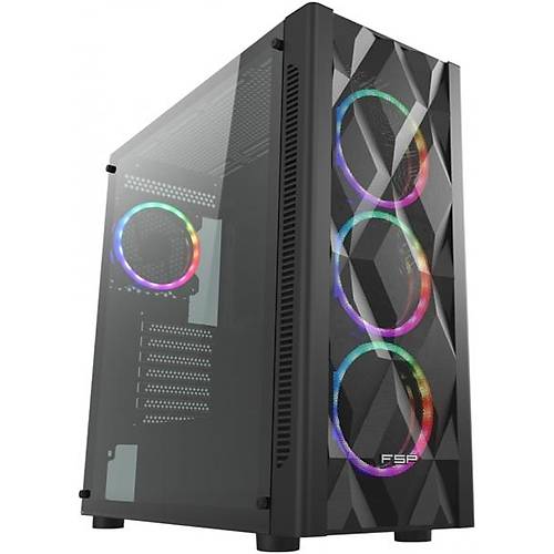Fsp CMT595AL 650W 80 Plus Bronze 4x12cm RGB E-ATX Mid Tower ATX Kasa
