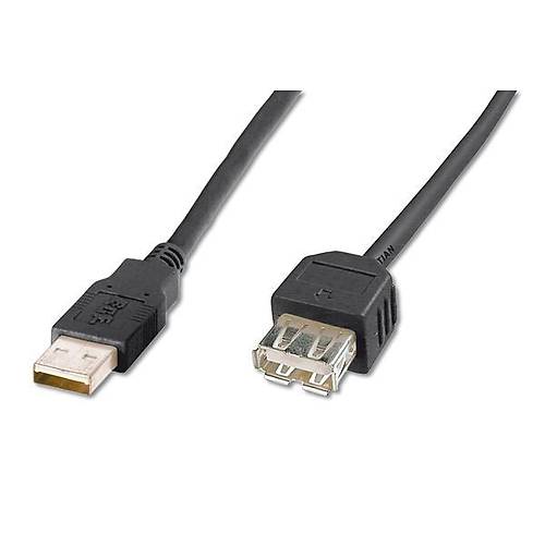 Digitus AK-300202-050-S 5 Mt USB 2.0 to USB 2.0 Erkek-Dii AWG28 UL USB 2.0 Uzatma Kablosu