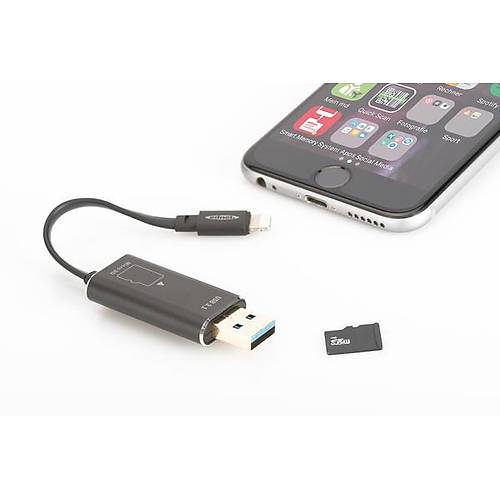 Ednet ED-31519 Smart Memory phone pad Msd Kart Okuyucu