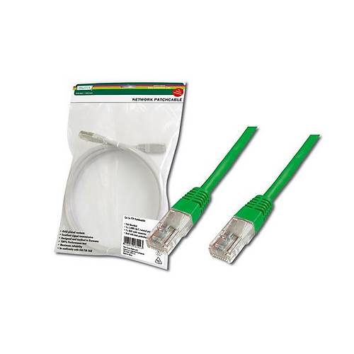 Digitus DK-1511-005/G 0.5 Mt CAT5E AWG26/7 U/Utp Ye�il Patch Cord Kablo