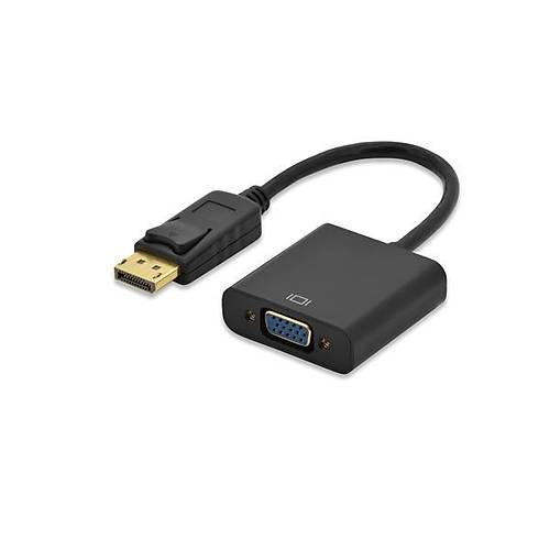 Ednet ED-84506 DISPLAY PORT to VGA DP 1.2 Erkek-Dii Siyah Dntrc Adaptr