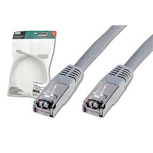 Digitus DK-1531-010 1 Mt CAT5E AWG26 S/FTP Gri Patch Cord Kablo