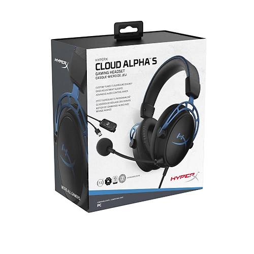 Kingston HX-HSCAS-BL/WW Hyperx Cloud Alpha S 7.1 Mikrofonlu Oyuncu Kulakl