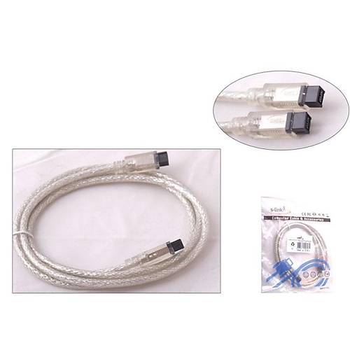 S-Link SL-199 1.5 Mt IEEE1394 5 Pin to to 5 Pin Firewire Kablosu