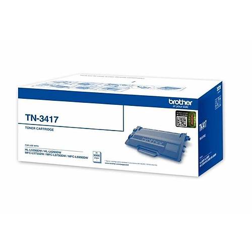 Brother TN-3417 3.000 Sayfal�k Siyah Orijinal Lazer Toner