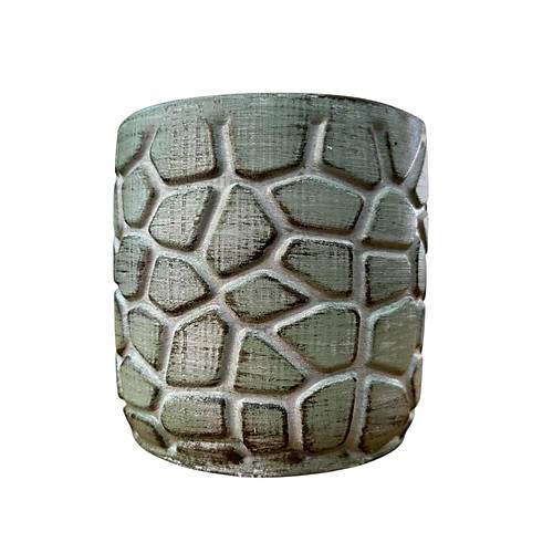 Bitki Tasar�m� Ev dekorasyon Ye�il Eskitme Ta� Desen Beton Saks� �i�eklik Saks�l�k