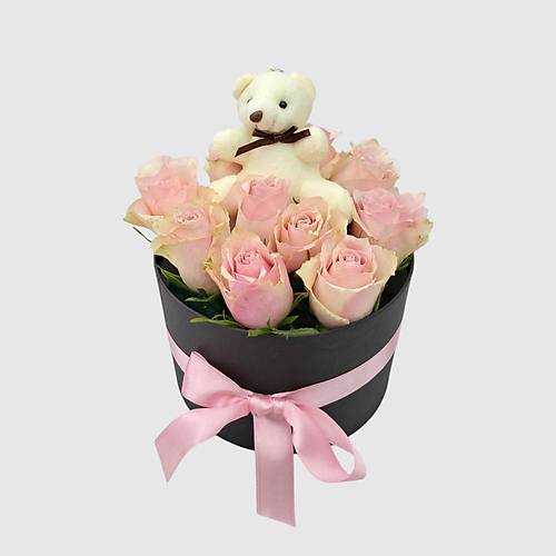 Kutuda Pembe G�ller ve Ay�c�k