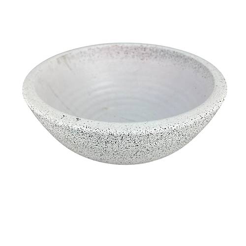 Bitki Tasarm Ev Dekorasyon Beyaz Granit Aranjman Sunumluk Toprak Saks 20 Cm ap