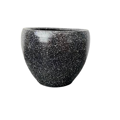 Bitki Tasarm Siyah Granit Toprak Saks Sakslk Salon ieklik - 15 CM