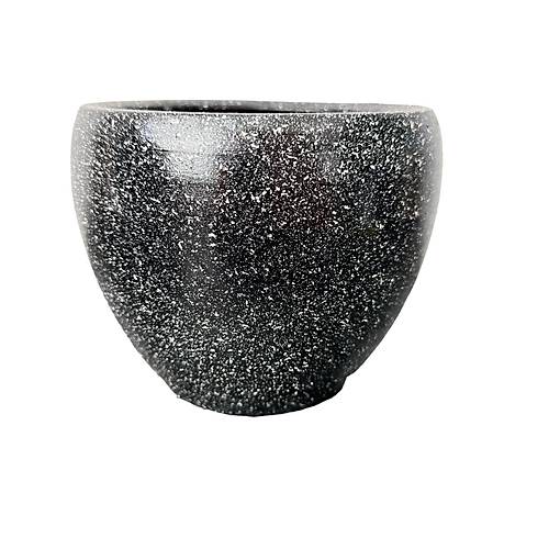 Bitki Tasarm Siyah Granit Toprak Saks Sakslk Salon ieklik - 15 CM