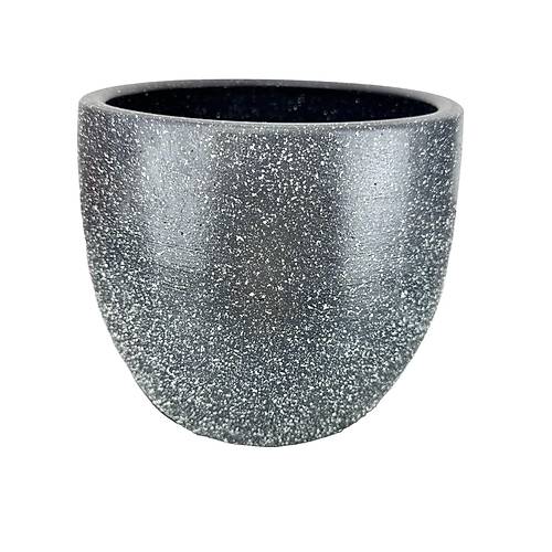 Bitki Tasarm Gri Granit Toprak Saks Sakslk Salon ieklik - 19 CM