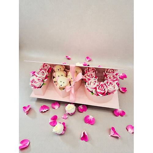 Pembe I LOVE YOU Hediye Kutusu