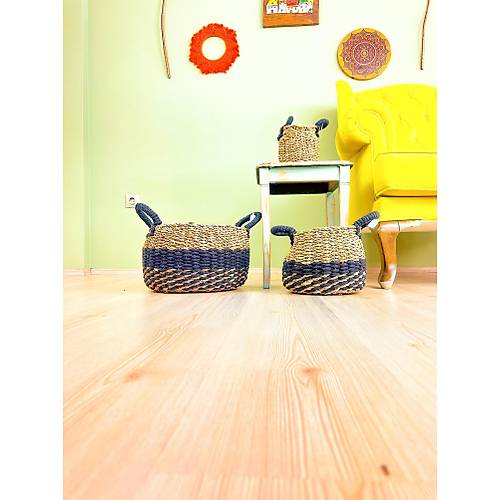 Bitki Tasarm Dzenleyici Kulplu Siyah rg Sepet l Set
