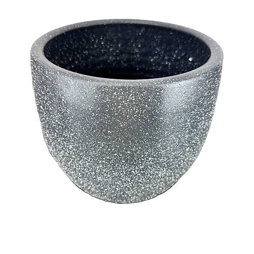 Bitki Tasarm Gri Granit Toprak Saks Sakslk Salon ieklik - 19 CM