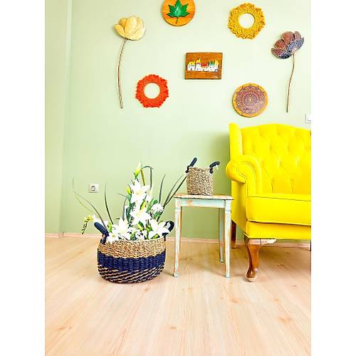 Bitki Tasarm Dzenleyici Kulplu Siyah rg Sepet kili Set Byk - Kk