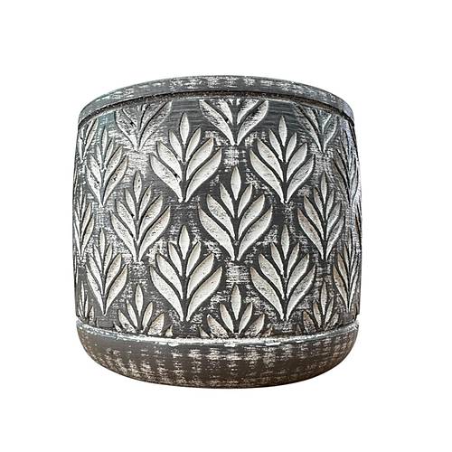 Bitki Tasar�m� Ev dekorasyon Antrasit Lotus Beton Saks� �i�eklik Saks�l�k