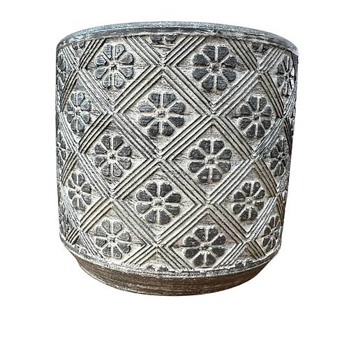 Bitki Tasar�m� Ev dekorasyon Gri Yonca Beton Saks� �i�eklik Saks�l�k