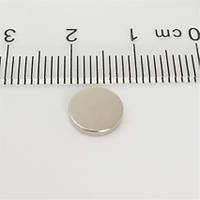 8x1,5 mm Yuvarlak Güçlü Neodyum Mýknatýs (Çap 8mm Kalýnlýk 1,5mm)