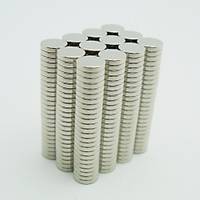 5x1 mm Yuvarlak Gl Neodyum Mknats (ap 5 mm Kalnlk 1 mm)