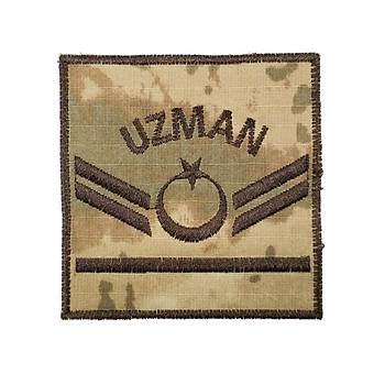 Jandarma Tek Kdemli Uzman avu Kamuflaj Rtbe iftli