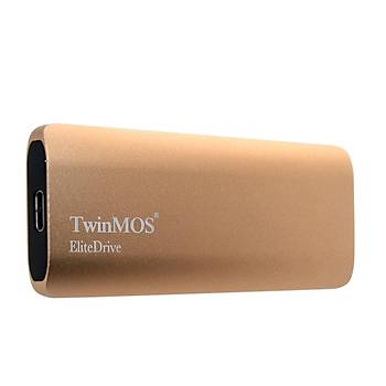 TwinMOS 1TB Taþýnabilir External SSD USB 3.2/Type-C (Gold)