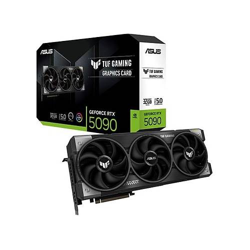 Asus -TUF-RTX5090-O32G-GAMING-NVIDIA-GEFORCE-RTX 5090-32GB GDDR7-512BIT--OC-2XHDMI-3XDP-RGB-DLSS4 Ekran Kart�