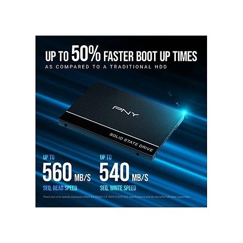 PNY CS900 500GB 535/500MB/S 2,5'' Sata3 SSD (SSD7CS900-500-RB)