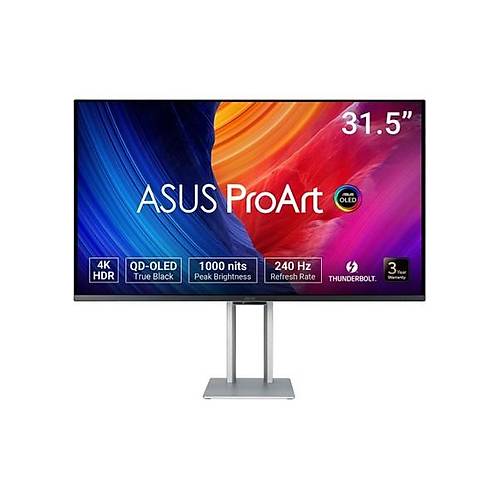 Asus Proart OLED PA32UCDM 31.5 In� 240Hz 0.1ms 4K UHD Adaptive Sync Qd-Oled Pivot LCD Monit�r