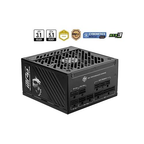 MSI Ms� Mpg A1000GS Pc�e5 1000W 80+ Gold Power Supply