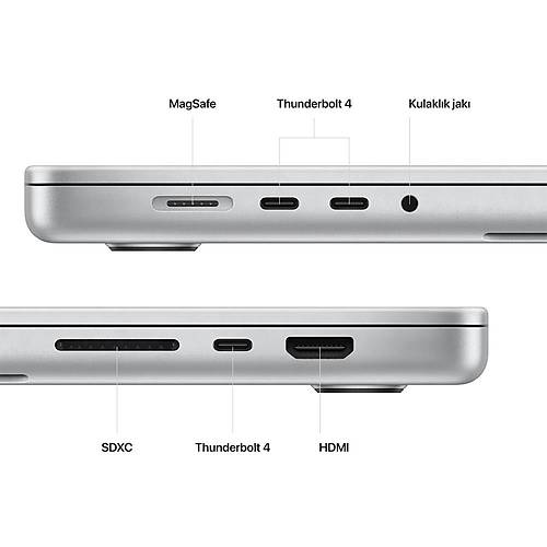 Apple MacBook Pro M2 16GB 1TB SSD 16 Gümüş MNWD3TU/A