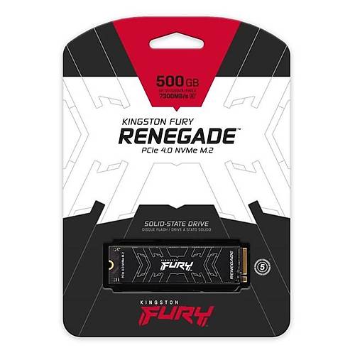 Kingston Fury 500GB M.2 NVMe SSD (7300-3900Mb/s) SFYRS/500G