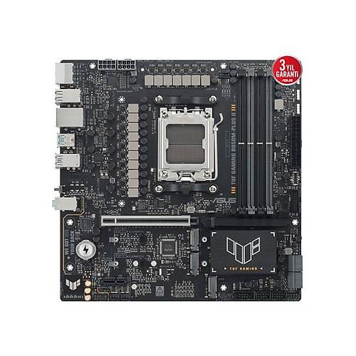 Asus Tuf Gam�ng B850M-PLUS I� Amd B850 Am5 Ddr5 8000 Dp HDMI 3x M2 Usb3.2 Gen 2x2 Aura Rgb 2.5gbit Lan Matx 14+2+1 G�� A�amalar�, 1xgen5 M.2, Ready For Advanced A� Pc