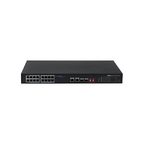 Dahua PFS3218-16ET-135 16 Port Poe 2 Port Sfp 2 Port Gb�t Uplink 10/100 Sw�tch 135W
